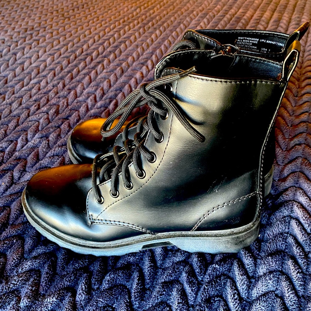 Black Combat Boots